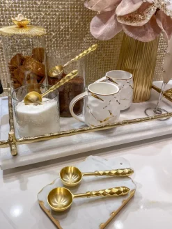 Inspire Me! Home Decor Gold Hammered Handle Spoons (Set Of 4) Online