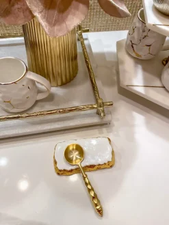 Inspire Me! Home Decor Gold Hammered Handle Spoons (Set Of 4) Online