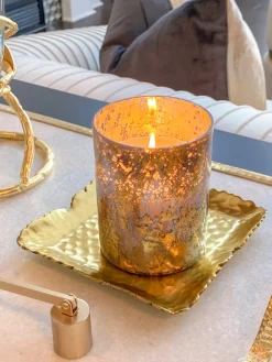 Inspire Me! Home Decor Gold Hammered Ginger Jar (2 Sizes) Clearance