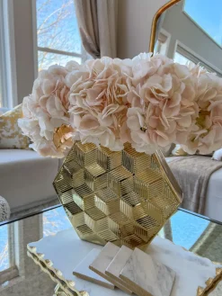 Inspire Me! Home Decor Gold Hammered Square Tray Clearance