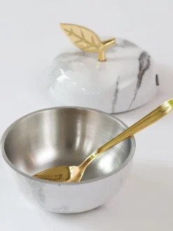 Inspire Me! Home Decor Gold Herringbone Tea Spoon New