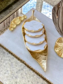 Inspire Me! Home Decor Gold Lantern W/ Amber Glass Fashion