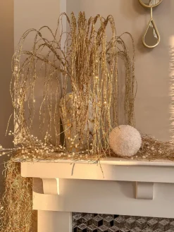 Inspire Me! Home Decor Gold Large Metallic Pearl Ornament/Orb Sale