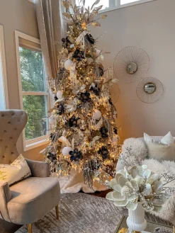 Inspire Me! Home Decor Gold Large Metallic Pearl Ornament/Orb Sale