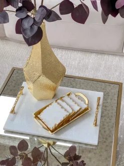 Inspire Me! Home Decor Gold Leaf Snack Bowl And Spoon Set Online