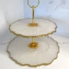 Inspire Me! Home Decor Gold Leaf 3 Section Bowls On Vine Stand Outlet