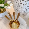 Inspire Me! Home Decor Gold Leaf And Pink Resin Wood Paddle Serving Board Discount