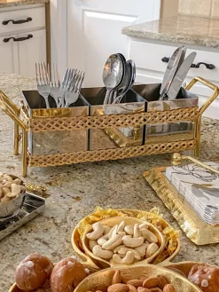 Inspire Me! Home Decor Gold Leaf Detailed Paper Towel Holder ( Available In 2 Sizes) Sale