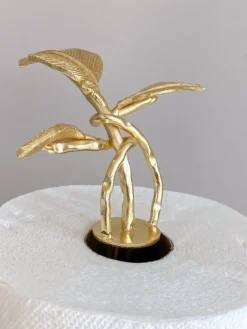 Inspire Me! Home Decor Gold Leaf Detailed Paper Towel Holder Online
