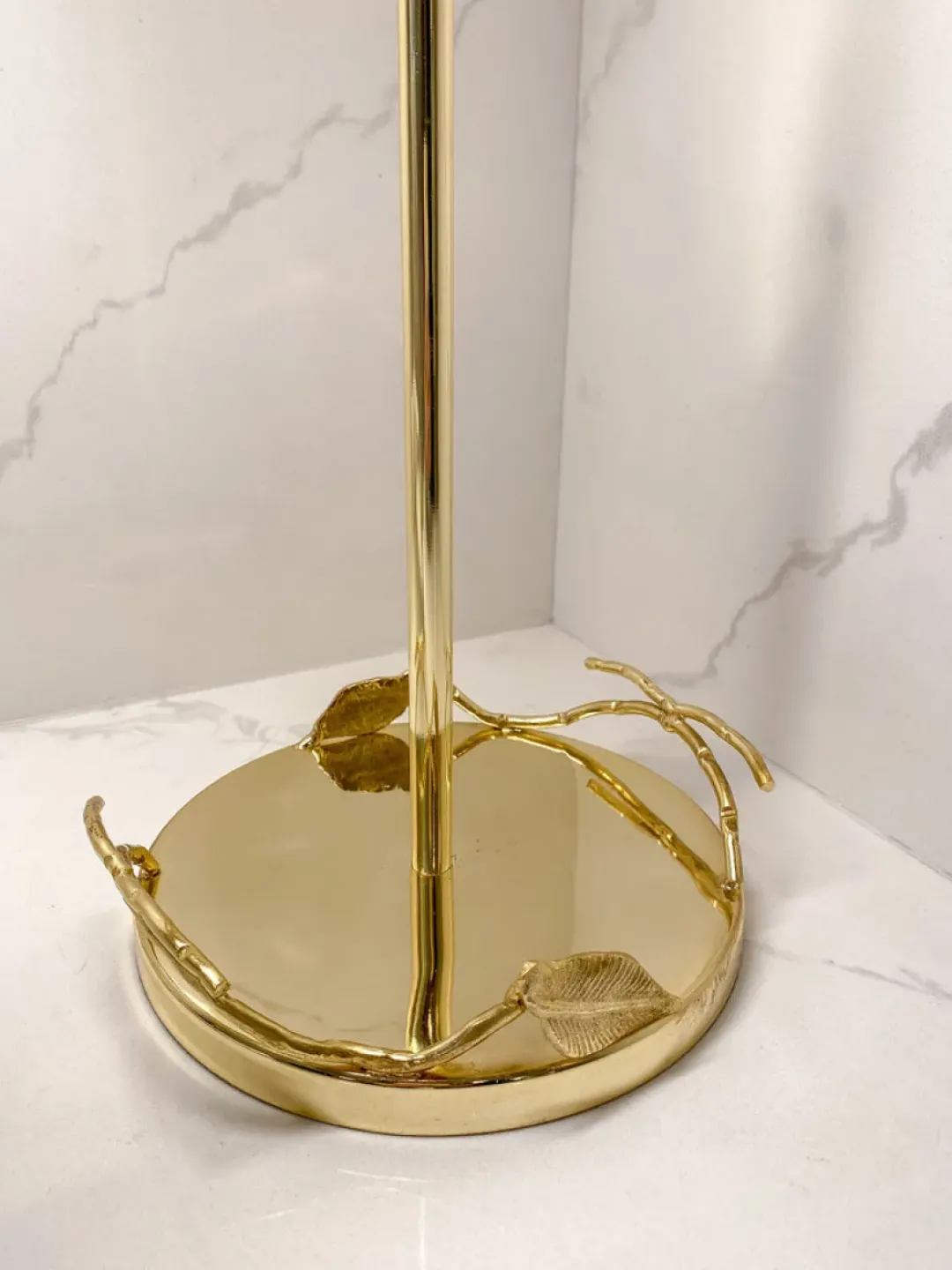 Inspire Me! Home Decor Gold Leaf Detailed Paper Towel Holder Online