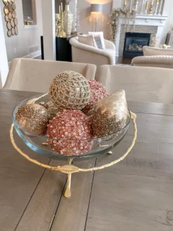 Inspire Me! Home Decor Gold Leaf Bird On Finial Sale