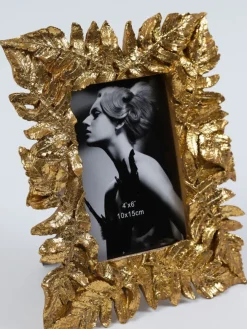 Inspire Me! Home Decor Gold Leaf Decorative Tray New