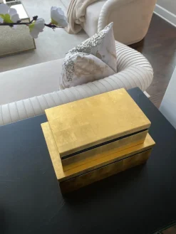 Inspire Me! Home Decor Gold Leaf Detailed Hammered Glass Bowl Online