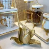 Inspire Me! Home Decor Gold Leaf Candle Bundle Discount