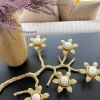 Inspire Me! Home Decor Gold Leaf Tea Light Holder Fashion