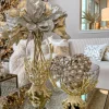 Inspire Me! Home Decor Gold Leopard Print Ginger Jar (2 Sizes) Best