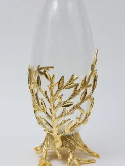 Inspire Me! Home Decor Gold Leopard Print Ginger Jar (2 Sizes) Best