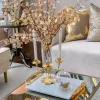Inspire Me! Home Decor Gold Lotus Flower Candle Holder Clearance