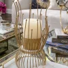 Inspire Me! Home Decor Gold Lotus Vase & Candle Holder Best