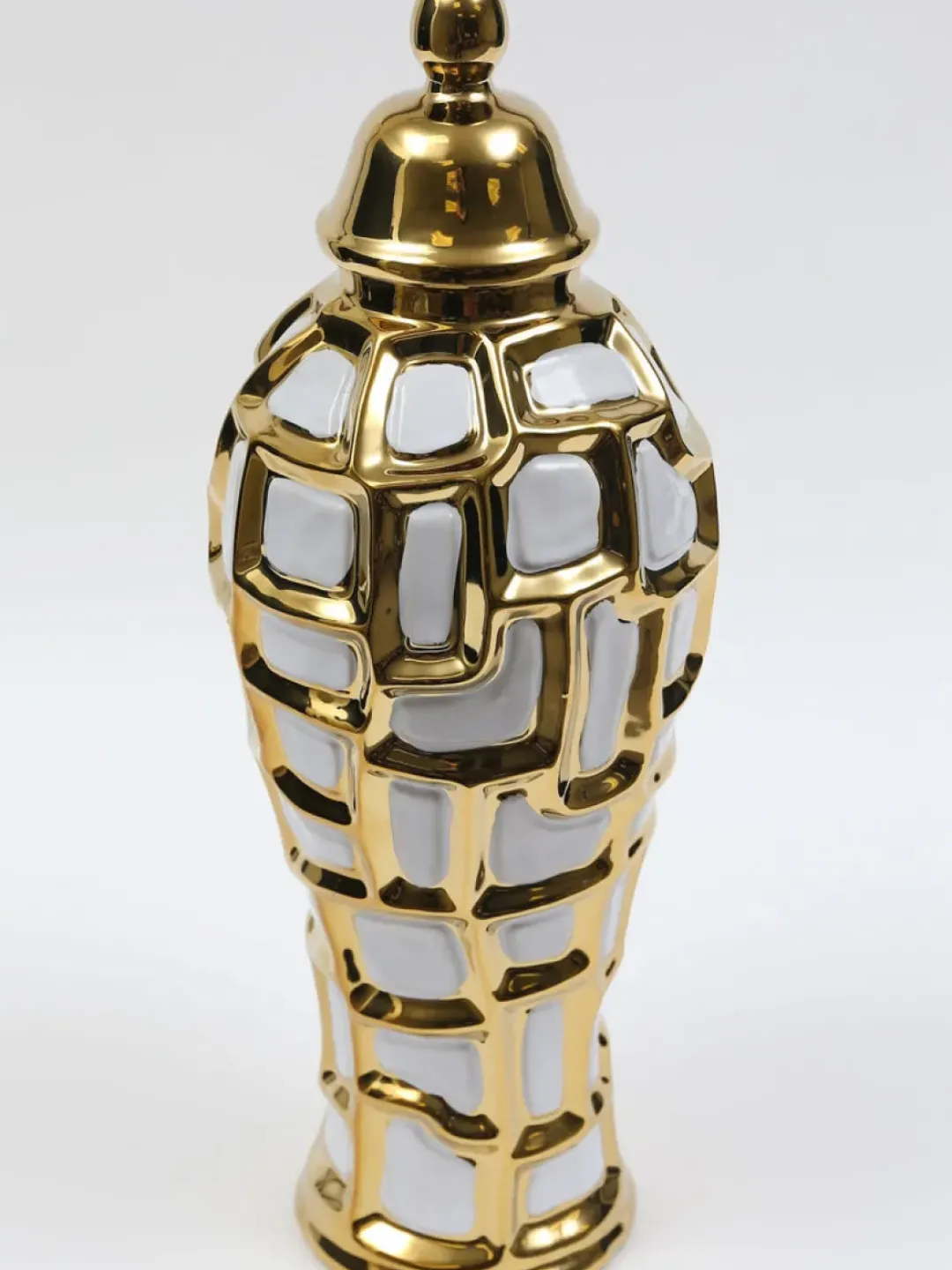 Inspire Me! Home Decor Gold & Matte Black Vase (3 Sizes) Clearance