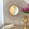 Inspire Me! Home Decor Gold Metal Wall Decor WALL ART & MIRRORS Discount