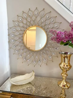 Inspire Me! Home Decor Gold Metal Wall Decor WALL ART & MIRRORS Discount