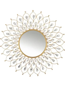 Inspire Me! Home Decor Gold Metal Wall Decor WALL ART & MIRRORS Discount