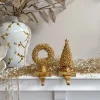 Inspire Me! Home Decor Gold Metallic Decorative Pears (Set Of 4) New