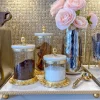 Inspire Me! Home Decor Gold Metal Canisters (Set Of 3) Hot