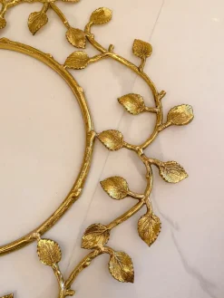 Inspire Me! Home Decor Gold Metal Decorative Wreath Clearance
