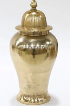 Inspire Me! Home Decor Gold Metal Branch And Glass Vase Outlet