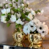 Inspire Me! Home Decor Gold Metal Ginger Jar Outlet