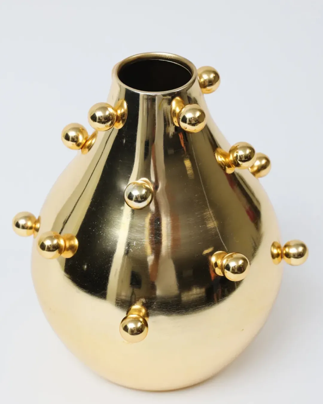 Inspire Me! Home Decor Gold Metal Ginger Jar Outlet