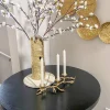 Inspire Me! Home Decor Gold Metal Hammered Pot New