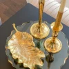 Inspire Me! Home Decor Gold Metal Bowl With Black Base (3 Sizes) Discount