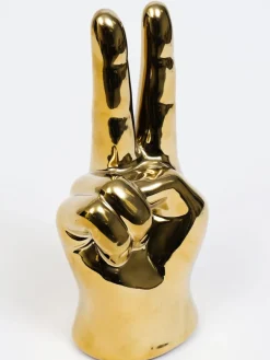 Inspire Me! Home Decor Gold Metal Tissue Holder With Leaf Design & Acrylic Lid Fashion