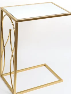 Inspire Me! Home Decor Gold Mirror Top C Table Best