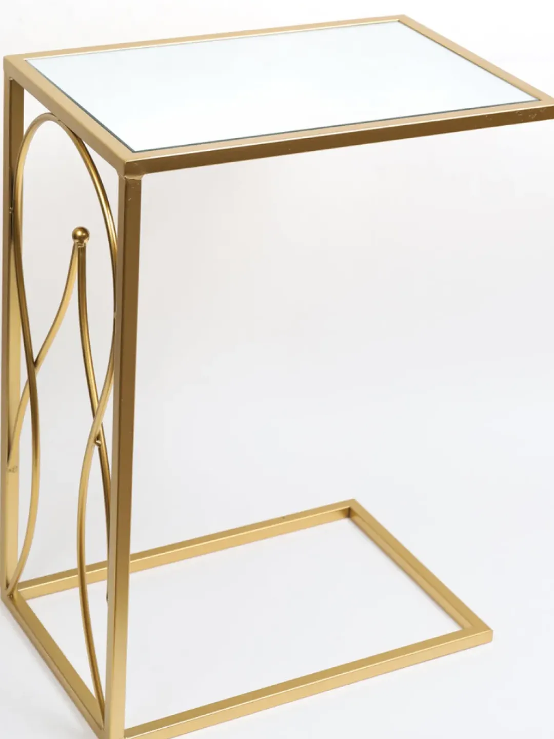 Inspire Me! Home Decor Gold Mirror Top C Table Best