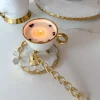 Inspire Me! Home Decor Gold Orb Ceramic Tealight Holder Fashion