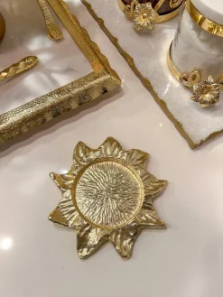 Inspire Me! Home Decor Gold Orchid Tea Light Holder Online