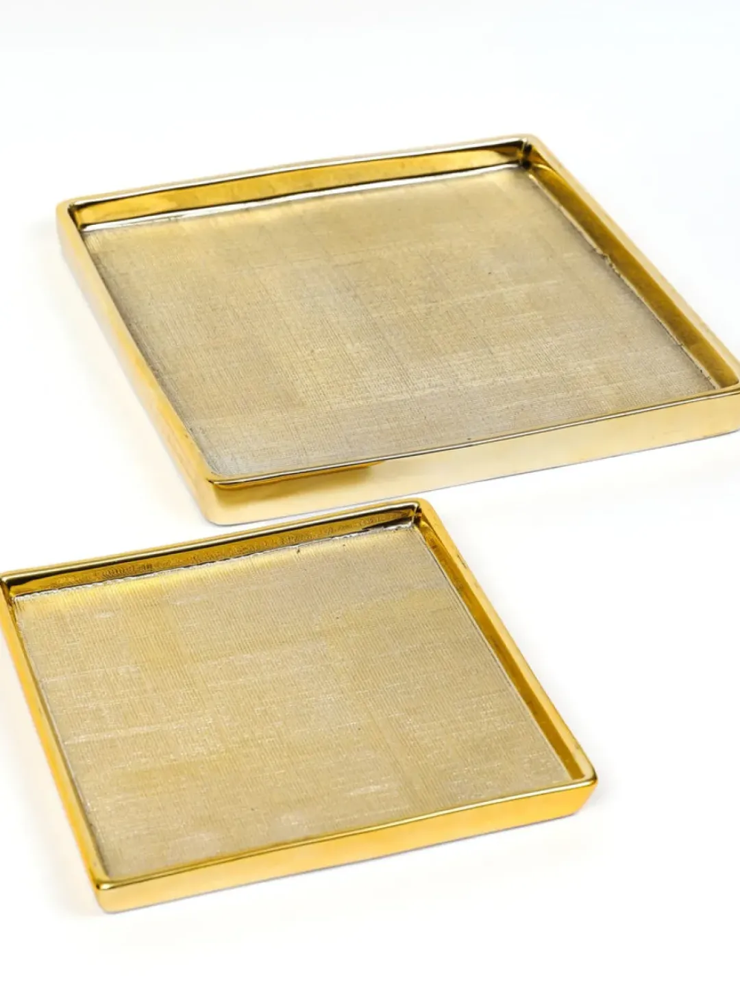 Inspire Me! Home Decor Gold Oval Beaded Platter Sale