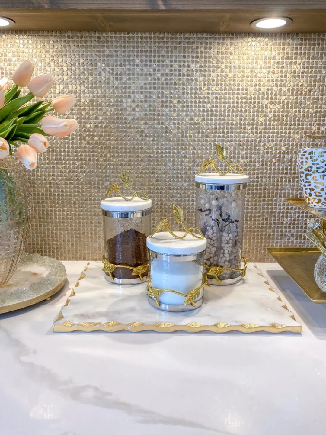 Inspire Me! Home Decor Gold Pantry Labels Best