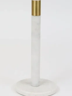 Inspire Me! Home Decor Gold Paper Towel Holder With White Jeweled Flower Details Best