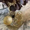 Inspire Me! Home Decor Gold Petal Leaf Tray Outlet