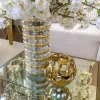 Inspire Me! Home Decor Gold Planters On Wood Stand (2 Sizes) Outlet