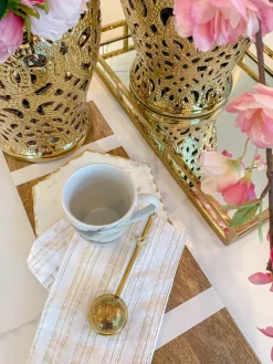 Inspire Me! Home Decor Gold Round Wood Charcuterie Board With Textured Design ” From Pops Of Color Home Collection” Discount