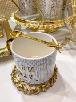 Inspire Me! Home Decor Gold “She Believed She Could So She Did” Mug Discount