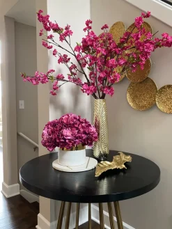 Inspire Me! Home Decor Gold Spun Textured Vase Outlet