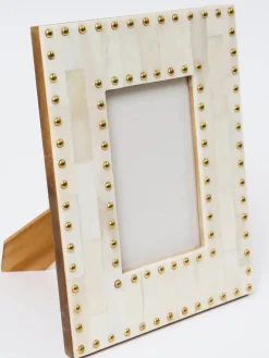 Inspire Me! Home Decor Gold Studded Picture Frame Sale