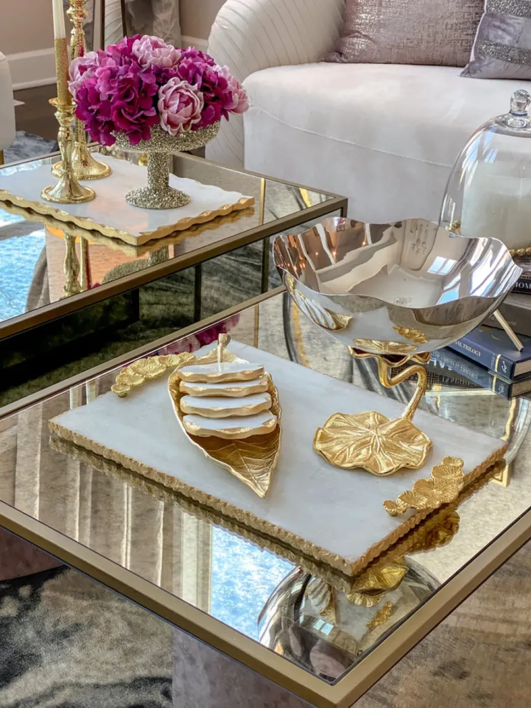 Inspire Me! Home Decor Gold Teardrop Candle Holders (2 Sizes) Outlet